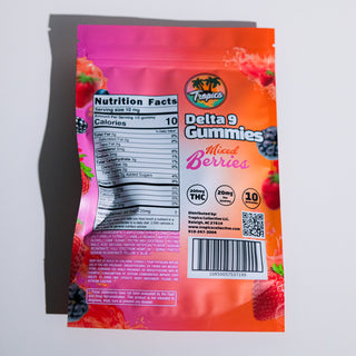 Mixed Berries THC Gummies 200mg Delta 9