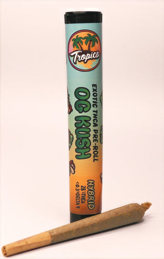 Exotic THCa Prerolls; OG Kush